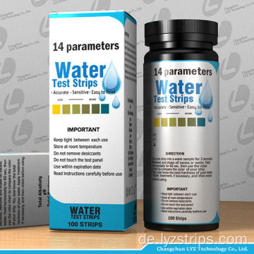 Wasser 14 Parameter Wasserteststreifen